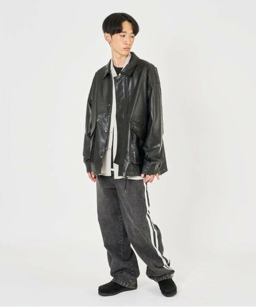 GLAZOS / グラソス ブルゾン | 【大人向けサイズあり】合皮ブルゾン | 詳細4
