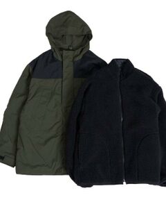 GLAZOS / グラソス その他アウター | 【大人向けサイズあり】【撥水】ナイロン・ボアインナー付き３WAYコート