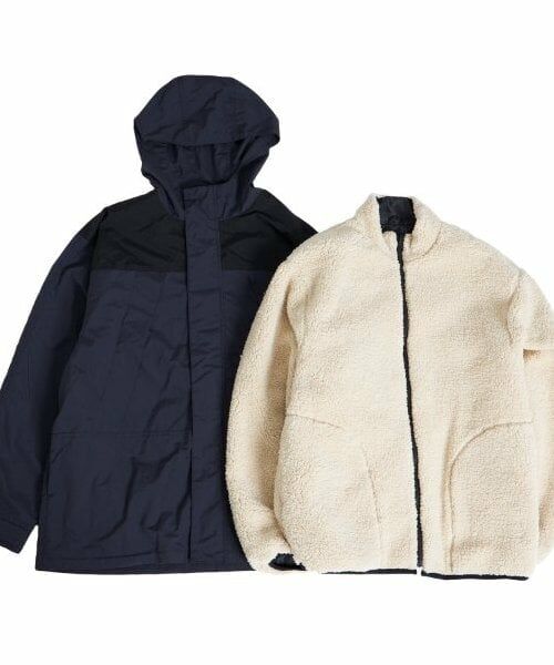 GLAZOS / グラソス その他アウター | 【大人向けサイズあり】【撥水】ナイロン・ボアインナー付き３WAYコート | 詳細12