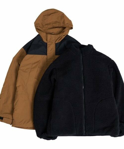 GLAZOS / グラソス その他アウター | 【大人向けサイズあり】【撥水】ナイロン・ボアインナー付き３WAYコート | 詳細13