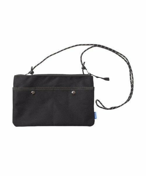 GLAZOS / グラソス ショルダーバッグ | 【大人向けサイズあり】カラビナ付きサコッシュ（クロ）