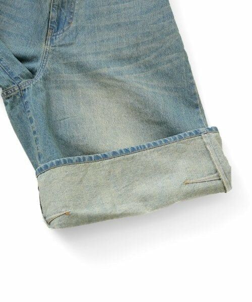 GLAZOS / グラソス ショート・ハーフ・半端丈パンツ | 【大人向けサイズあり】【GLSW.】デニム・ワイドバギーショーツ | 詳細11