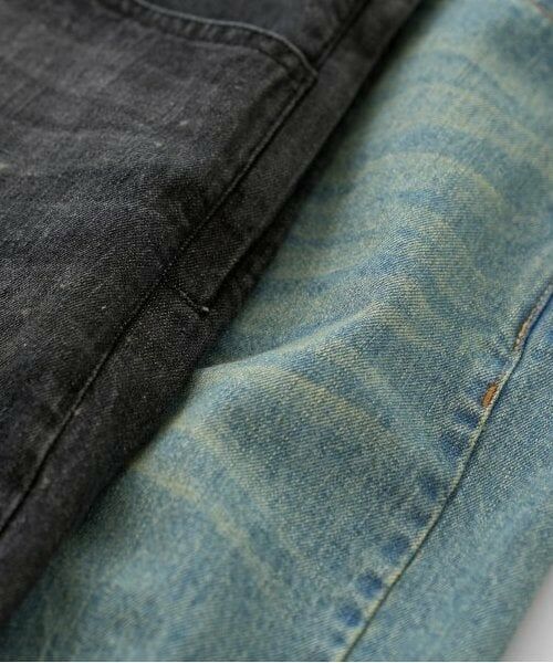 GLAZOS / グラソス ショート・ハーフ・半端丈パンツ | 【大人向けサイズあり】【GLSW.】デニム・ワイドバギーショーツ | 詳細13