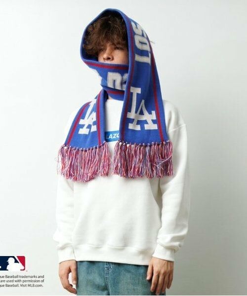 GLAZOS / グラソス マフラー・ショール・スヌード・ストール | 【大人向けサイズあり】【MLB】チームロゴマフラー | 詳細2