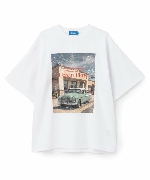 GLAZOS / グラソス Tシャツ | フォトプリントTシャツ（白）