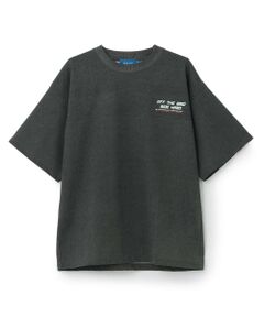 GLAZOS / グラソス Tシャツ | 製品染風レーサープリントTシャツ
