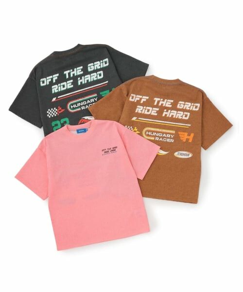 GLAZOS / グラソス Tシャツ | 製品染風レーサープリントTシャツ | 詳細6