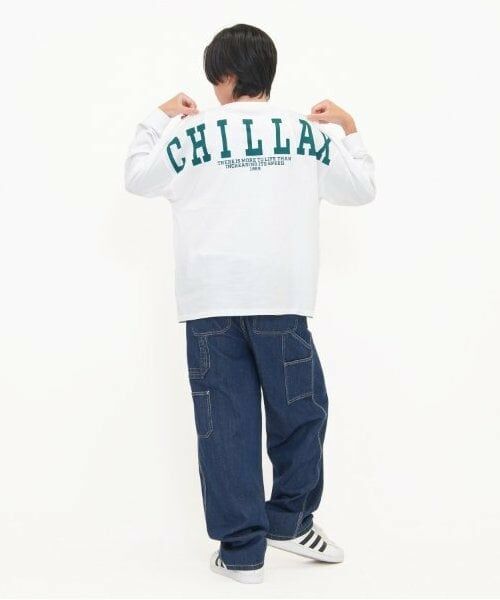 GLAZOS / グラソス Tシャツ | 【大人向けサイズあり】【STREET】バックワイドロゴビッグ長袖Tシャツ | 詳細4