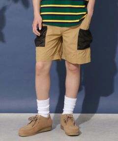GLAZOS / グラソス ショート・ハーフ・半端丈パンツ | 【大人向けサイズあり】【撥水】ナイロンワッシャー・ギアショートパンツ
