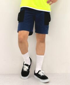 GLAZOS / グラソス ショート・ハーフ・半端丈パンツ | 【大人向けサイズあり】【撥水】ナイロンワッシャー・ギアショートパンツ
