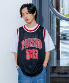 GLAZOS / グラソス Tシャツ | 【大人向けサイズあり】【速乾】メッシュ・ナンバリングタンクトップ