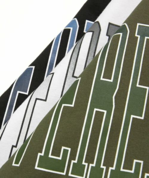 GLAZOS / グラソス Tシャツ | 【大人向けサイズあり】【防虫加工】フロントグラデーションカレッジロゴ半袖Tシャツ | 詳細8