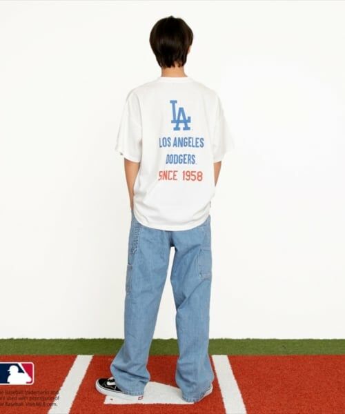 GLAZOS / グラソス Tシャツ | 【大人向けサイズあり】【MLB】チームロゴプリント半袖Tシャツ | 詳細1