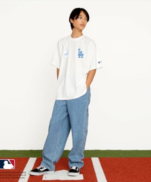GLAZOS / グラソス Tシャツ | 【大人向けサイズあり】【MLB】チームロゴプリント半袖Tシャツ | 詳細2