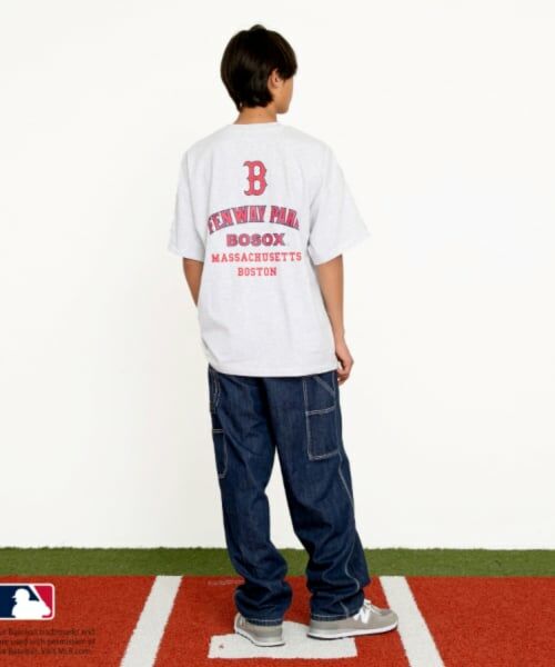 GLAZOS / グラソス Tシャツ | 【大人向けサイズあり】【MLB】チームロゴプリント半袖Tシャツ | 詳細4