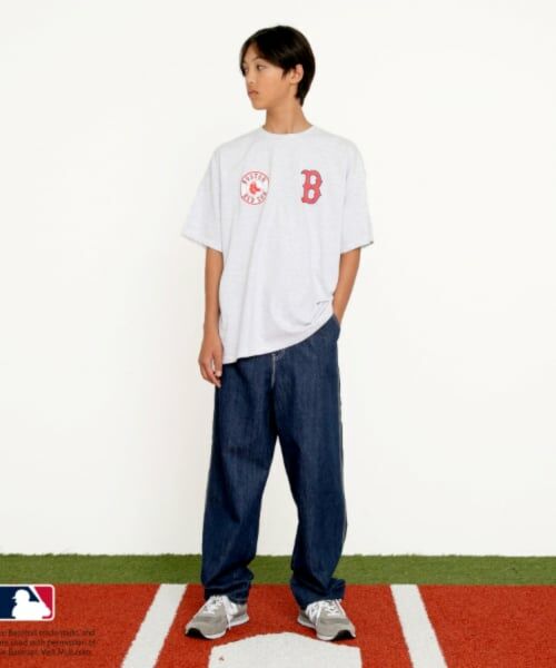 GLAZOS / グラソス Tシャツ | 【大人向けサイズあり】【MLB】チームロゴプリント半袖Tシャツ | 詳細5