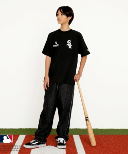 GLAZOS / グラソス Tシャツ | 【大人向けサイズあり】【MLB】チームロゴプリント半袖Tシャツ | 詳細9