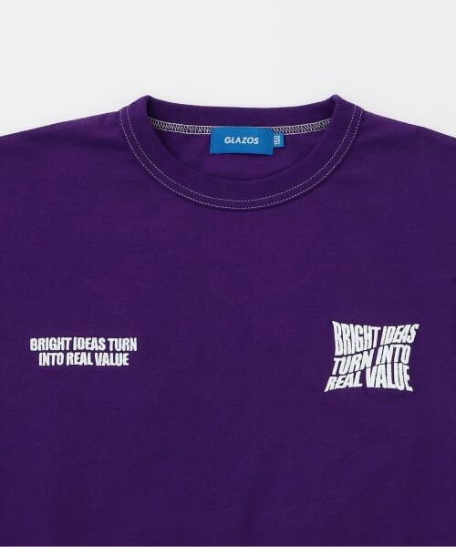 GLAZOS / グラソス Tシャツ | フラッグプリント長袖Tシャツ | 詳細2