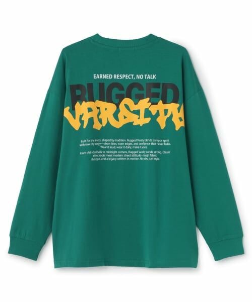 GLAZOS / グラソス Tシャツ | グラフィックロゴバックプリント長袖Tシャツ | 詳細1