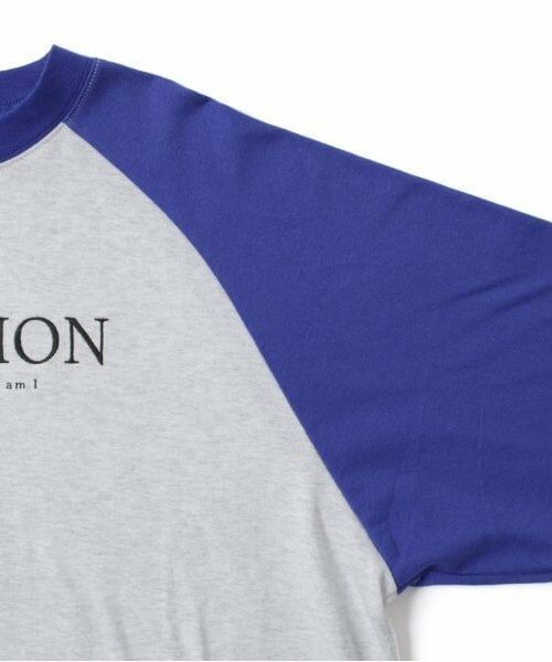 GLAZOS / グラソス Tシャツ | 【大人向けサイズあり】USAコットン・スウェTフロント刺繍ラグランビッグ長袖Tシャツ | 詳細6