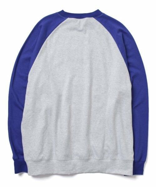 GLAZOS / グラソス Tシャツ | 【大人向けサイズあり】USAコットン・スウェTフロント刺繍ラグランビッグ長袖Tシャツ | 詳細9