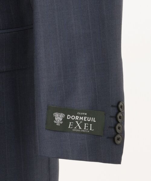 gotairiku / ゴタイリク セットアップ | 【DORMEUIL】EXELBLUE ネイビーカラーストライプ スーツ | 詳細4