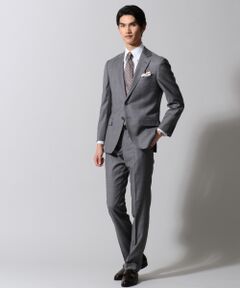 【DORMEUIL】EXELBLUE オレンジグレンチェック スーツ