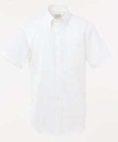 【形態安定】SUMMER PREMIUM PLEATS ボタンダウン 半袖 ドレスシャツ