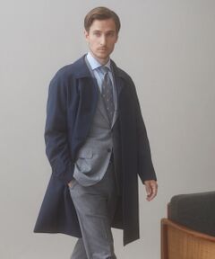 COTTON / MOHAIR ステンカラーコート