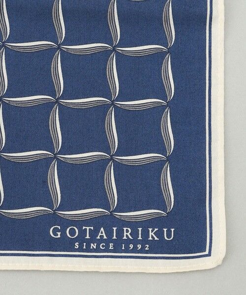 gotairiku / ゴタイリク ハンカチ | 【GOTAIRIKUオリジナル】ハンカチ＿ウェーブチェック柄 | 詳細3