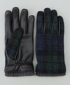 【GOTAIRIKUオリジナル】Harris Tweed レザーコンビ グローブ