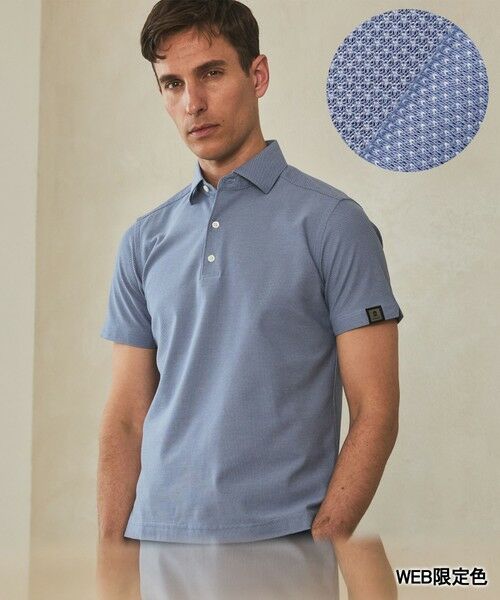 gotairiku / ゴタイリク ポロシャツ | 3年連続売上NO1【仕事で着られる】キレイめ 鹿の子 BIZ ポロシャツ（ダルブルー系）