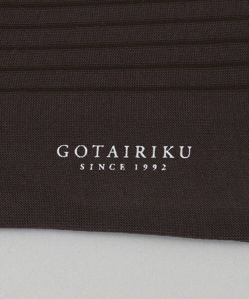 gotairiku / ゴタイリク ソックス | 蒸れにくい/高耐久【日本製/ビジカジ兼用/定番】オリジナル コーデュラ混 リブソックス | 詳細3