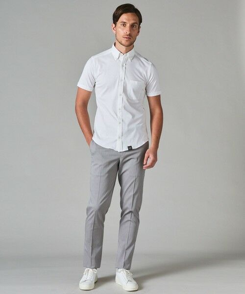 gotairiku / ゴタイリク シャツ・ブラウス | 【吸汗速乾】クールマックス鹿の子 半袖ビズシャツ_ボタンダウン | 詳細2