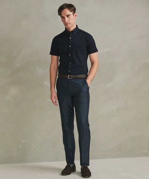 gotairiku / ゴタイリク シャツ・ブラウス | 【吸汗速乾】クールマックス鹿の子 半袖ビズシャツ_ボタンダウン | 詳細17