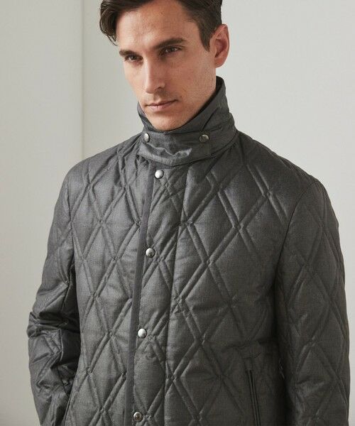 gotairiku / ゴタイリク ダウンジャケット・ベスト | 【仕事で着用可】ブライトシャンブレー キルティング ドレスダウン | 詳細9