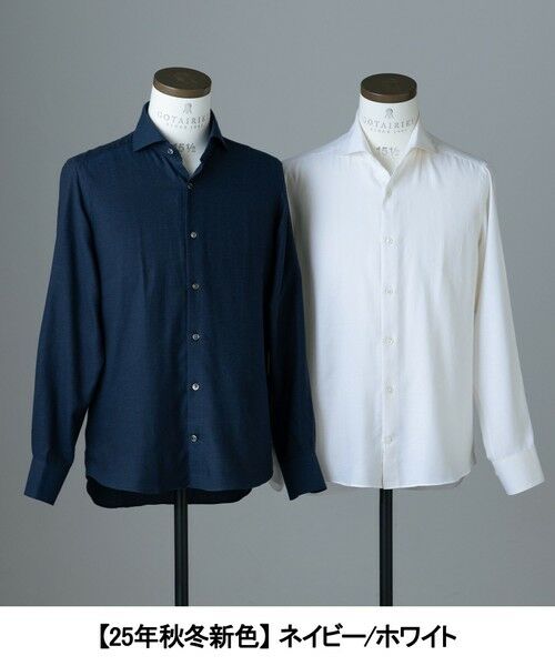 gotairiku / ゴタイリク シャツ・ブラウス | GOLD LABEL/WEB&一部店舗限定【Thomas Mason】コットンカシミヤ フラノシャツ | 詳細13