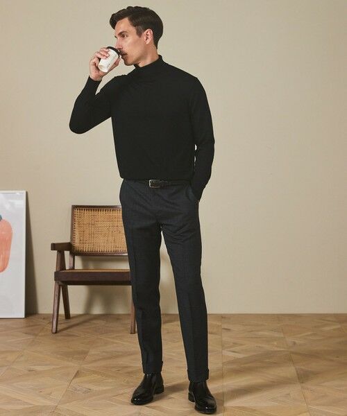 gotairiku / ゴタイリク ニット・セーター | 新色追加【洗える/チクチクしにくい/ピリングしにくい】イタリア糸 ハイゲージ タートルネックニット_WOOL100% | 詳細20