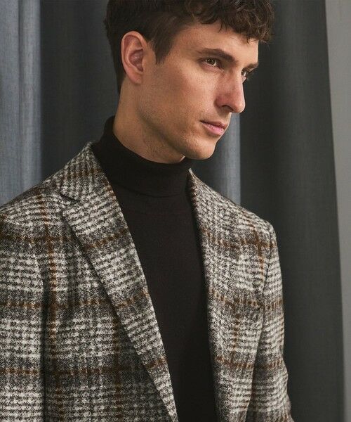 gotairiku/ゴタイリク 新色追加【洗える/チクチクしにくい/ピリングしにくい】イタリア糸 ハイゲージ タートルネックニット_WOOL100% ダークブラウン系 LL gotairiku/ゴタイリク 新色追加【洗える/チクチクしにくい/ピリングしにくい】イタリア糸 ハイゲージ タートルネックニット_WOOL100% ダークブラウン系 LL