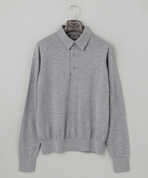 gotairiku / ゴタイリク ニット・セーター | オリジナル設計【洗える/チクチクしにくい/ピリングしにくい】イタリア糸 ハイゲージ  ニットポロ_WOOL100% | 詳細10