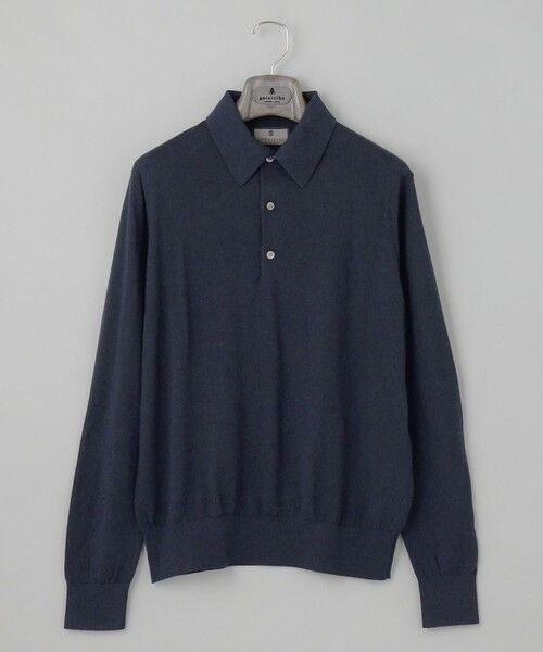 gotairiku / ゴタイリク ニット・セーター | オリジナル設計【洗える/チクチクしにくい/ピリングしにくい】イタリア糸 ハイゲージ  ニットポロ_WOOL100% | 詳細16