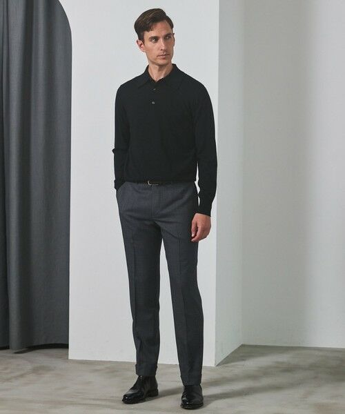 gotairiku / ゴタイリク ニット・セーター | オリジナル設計【洗える/チクチクしにくい/ピリングしにくい】イタリア糸 ハイゲージ  ニットポロ_WOOL100% | 詳細18