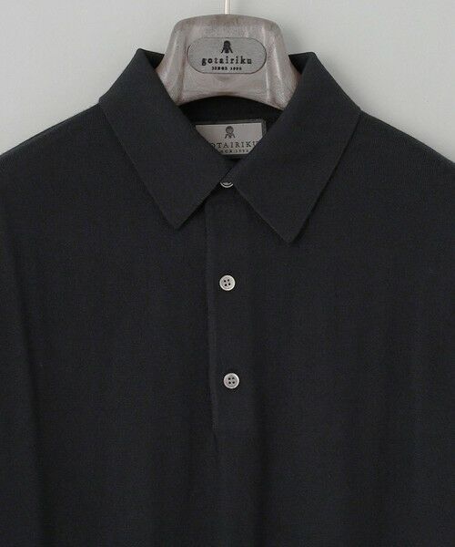 gotairiku / ゴタイリク ニット・セーター | オリジナル設計【洗える/チクチクしにくい/ピリングしにくい】イタリア糸 ハイゲージ  ニットポロ_WOOL100% | 詳細29