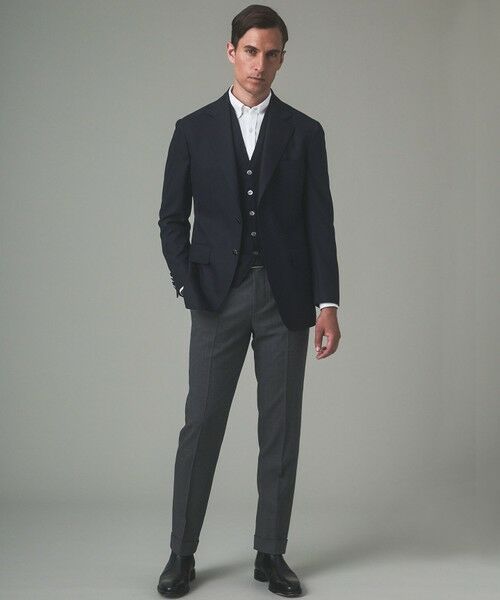 gotairiku / ゴタイリク ニット・セーター | 体温調整に【洗える/チクチクしにくい/ピリングしにくい】イタリア糸 ハイゲージ ベスト_WOOL100% | 詳細7