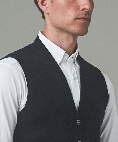 gotairiku / ゴタイリク ニット・セーター | 体温調整に【洗える/チクチクしにくい/ピリングしにくい】イタリア糸 ハイゲージ ベスト_WOOL100% | 詳細8