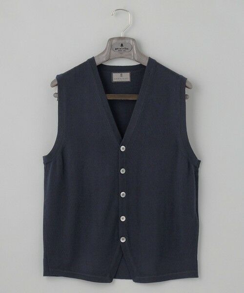 gotairiku / ゴタイリク ニット・セーター | 体温調整に【洗える/チクチクしにくい/ピリングしにくい】イタリア糸 ハイゲージ ベスト_WOOL100% | 詳細9