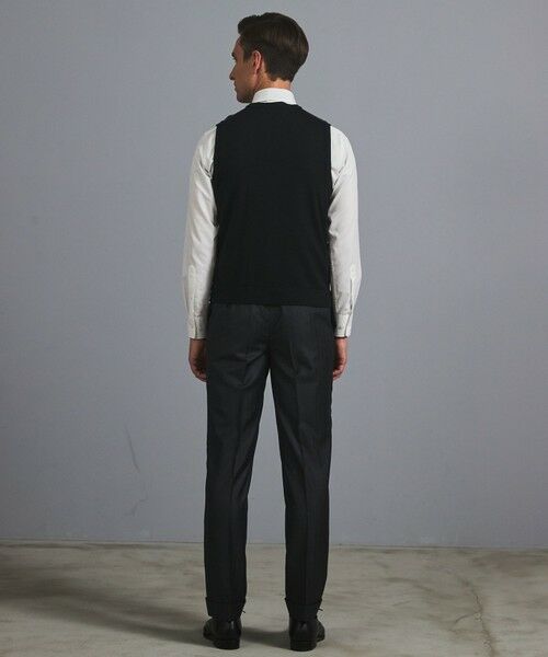 gotairiku / ゴタイリク ニット・セーター | 体温調整に【洗える/チクチクしにくい/ピリングしにくい】イタリア糸 ハイゲージ ベスト_WOOL100% | 詳細13