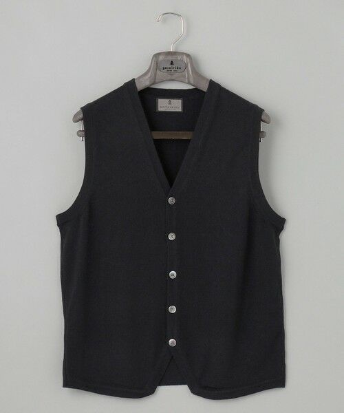gotairiku / ゴタイリク ニット・セーター | 体温調整に【洗える/チクチクしにくい/ピリングしにくい】イタリア糸 ハイゲージ ベスト_WOOL100% | 詳細14
