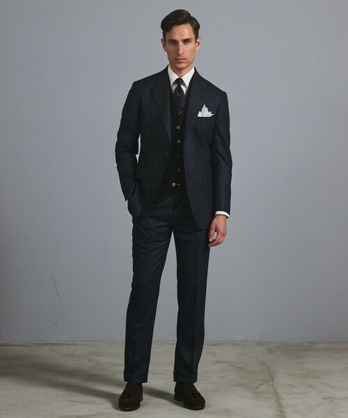 gotairiku / ゴタイリク ニット・セーター | 体温調整に【洗える/チクチクしにくい/ピリングしにくい】イタリア糸 ハイゲージ ベスト_WOOL100% | 詳細27