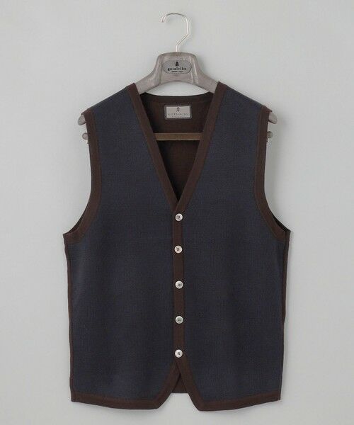 gotairiku / ゴタイリク ニット・セーター | 体温調整に【洗える/チクチクしにくい/ピリングしにくい】イタリア糸 ハイゲージ ベスト_WOOL100% | 詳細29